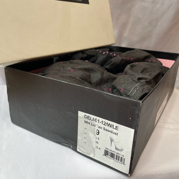 SOLD DEADSTOCK Pleaser Delight 601-12 Platform Stiletto Heels Size 9 - Picture 9 of 9